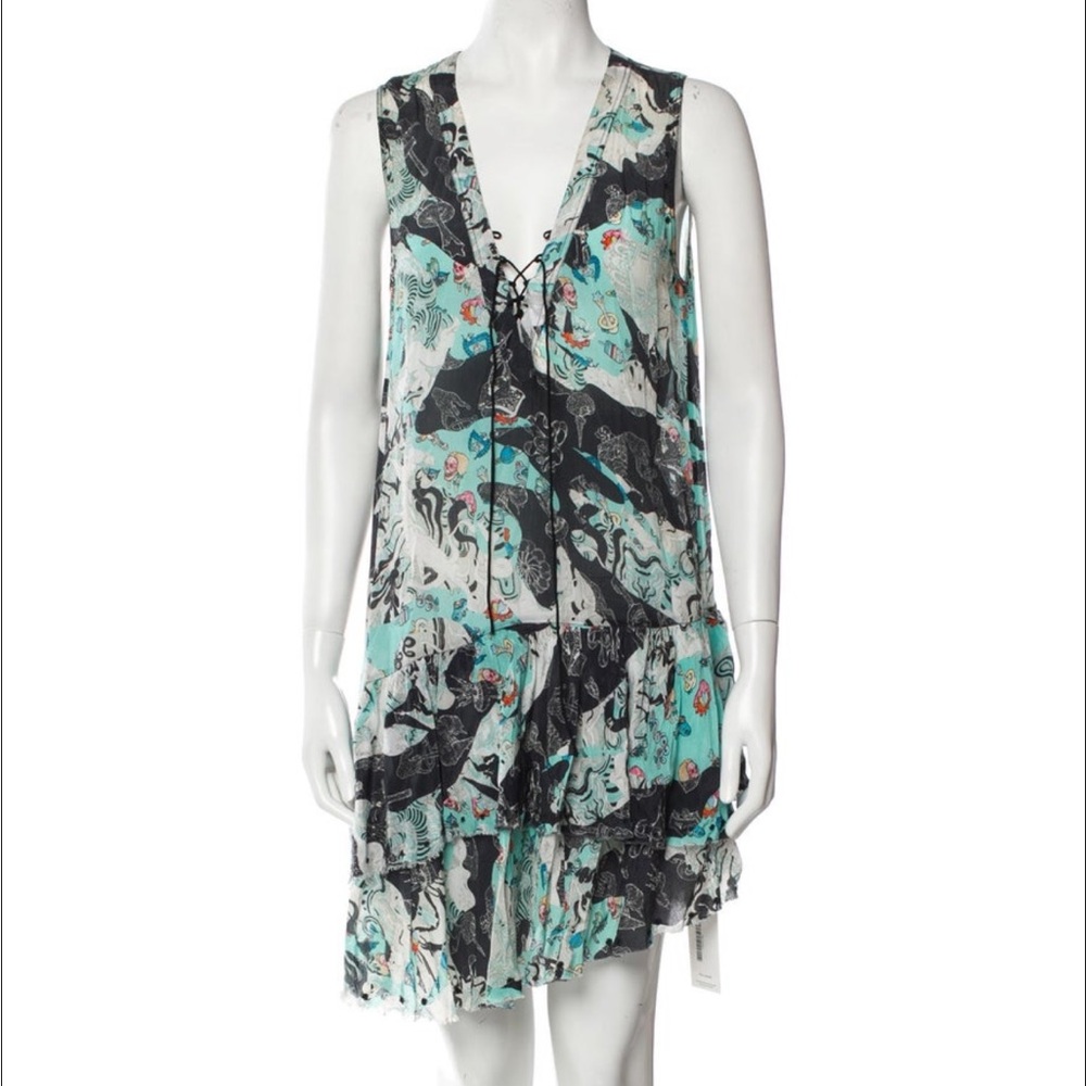 Zadig & Voltaire "Rory" Sleeveless Printed Rocker Dress